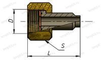 Соединение навертное  НСН 14хR1/2 У3. ст.20