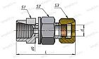 Соединения стальных труб с зажимным и упорным кольцами Соединения стальных труб с зажимным и упорным кольцами